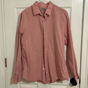 Pink Mens Express Button Down